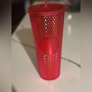 Starbucks Hot Pink Studded Tumbler